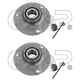 2x Gsp Front Wheel Bearing Kit With Two-sided For Smart Cabriolet City-coupe