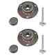 2x Metzger Front Wheel Bearing Kit For Smart Cabriolet City-coupe