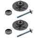 2x Snr Front Wheel Bearing Kit For Smart Cabriolet City-coupe Crossblade