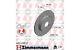 2x Zimmermann Front Brake Discs For Smart City-coupe Cabrio 405.4100.52