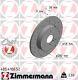 2x Zimmermann, Brake Disc 405.4100.52 For Smart, Cabrio (450) City-coupe