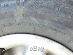 4x Complete Wheels Summer Tires 225 / 75r16 5x112 7.4-8.0mm Mercedes Ml230 W163