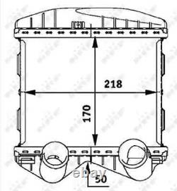 Air intercooler radiator 30257 NRF for SMART CITY-COUPE ROADSTER CABRIO