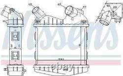 Aluminium intercooler air radiator 96499 NISSENS for SMART CITY-COUPE CABRIO