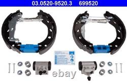 BRAKE JAW SET FOR SMART FORTWO COUPé 0.7, CITY-COUPE 0.6, CABRIO 0.6
