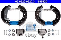 BRAKE JAW SET FOR SMART FORTWO COUPé 0.7, CITY-COUPE 0.6, CABRIO 0.6