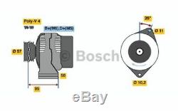 Bosch Alternator 75a For Smart City-coupe Cabrio 0 986 049 131