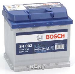 Bosch S4002 Car Battery 52a / H-470a Conktypes