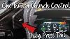 "corvette C8: Easy One-button Launch Control"