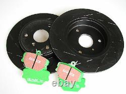 Ebc Black Tire Brake Discs + Greenstuff Smart Fortwo Blisters 450 452