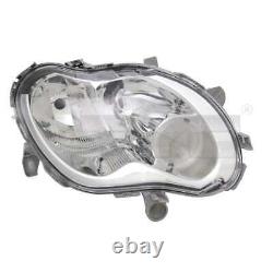 Front Headlight Set H1/h7 For Smart Fortwo Coupe 450 City Incl Cabriolet. Lamps