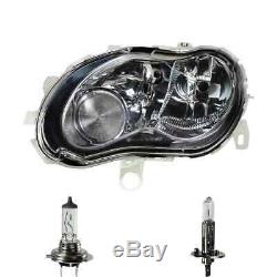 Halogen Headlight Left H7 / H1 Convertible Smart City-coupe Included Lamps