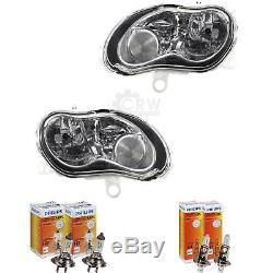 Headlight Set Smart City-coupe Year 07 / 98-02 / 07 H7 + H1 With Philips Lamps