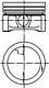 Kolbenschmidt Piston 99455610 For Smart City-coupe (450) Cabrio (450) 43.25mm