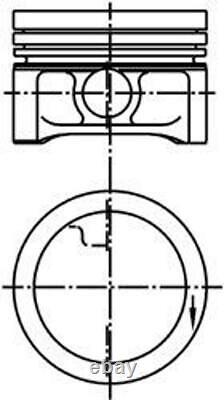 KOLBENSCHMIDT Piston 99455610 for SMART CITY-COUPE (450) CABRIO (450) 43.25mm