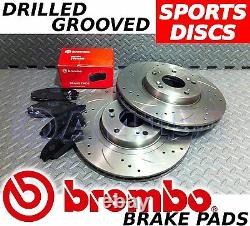 MCC Smart Fortwo Brabus & Perforated & Groove Brake Discs & Pads Brembo