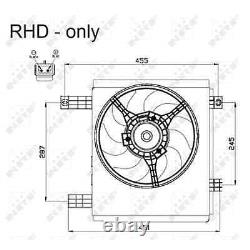 NRF Radiator Fan for Smart Cabriolet City-Coupe Crossblade Fortwo