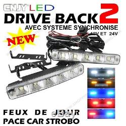 2 Feux Diurne Led E4 Gyrophare Anti Brouillard Cnjy Smart Cabrio City Coupe