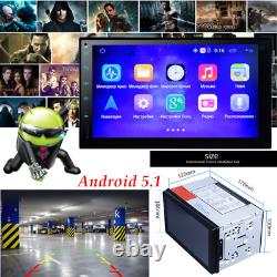Android 5.1 7'' 2Din Car Radio Stereo GPS Navi Multimedia Player Multi-way CVBS