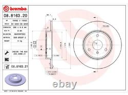 BREMBO Set Freins Avant pour SMART Cabriolet Fortwo City-Coupé Disques + Patins