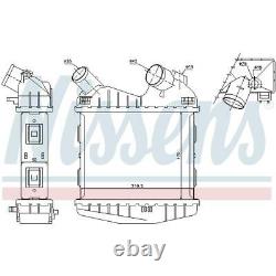 Intercooler Turbo Refroidisseur LLC Nissens pour Smart Fortwo Coupé 450 Ville