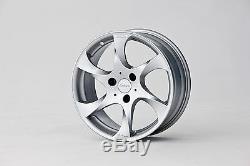 Lorinser Speedy Jeu de Roues Complet Smart Fortwo 450 Argent Lot Jantes 17 Pouce