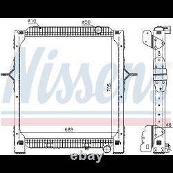 Radiateur d'eau neuf NISSENS 65476