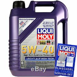Sketch D'Inspection Filtre Liqui Moly Huile 5L 5W-40 pour Smart Coupe 450 0.6